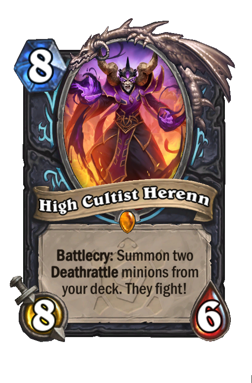 High Cultist Herenn Hearthstone kártya