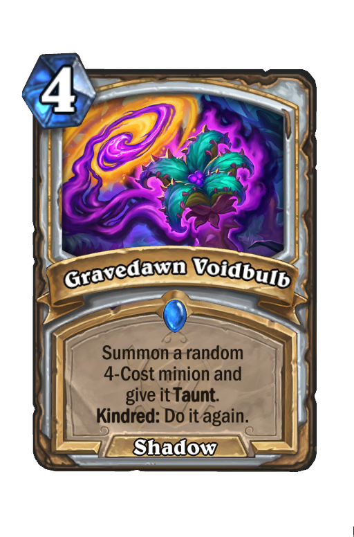 Gravedawn Voidbulb Hearthstone kártya