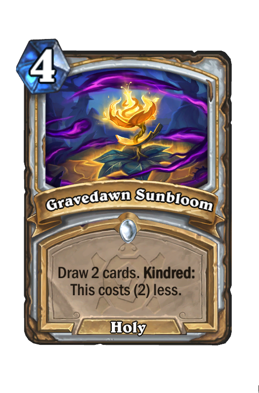 Gravedawn Sunbloom Hearthstone kártya