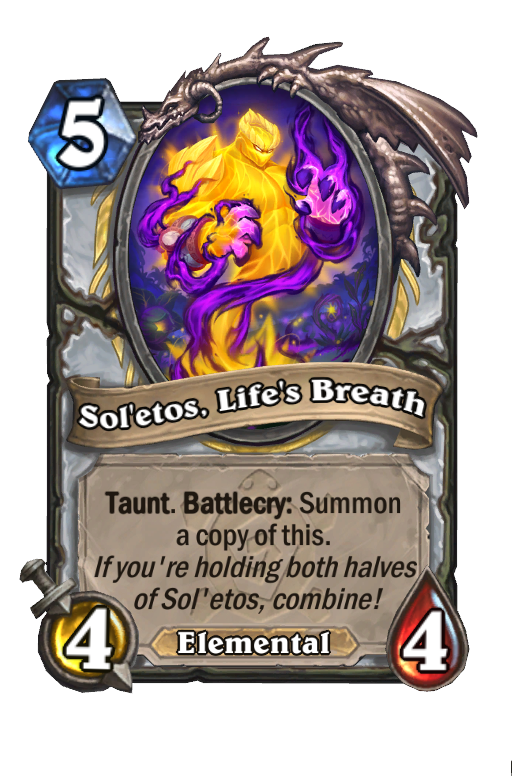 Sol'etos, Life's Breath Hearthstone kártya