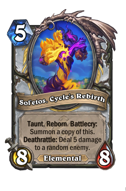 Sol'etos, Cycle's Rebirth Hearthstone kártya