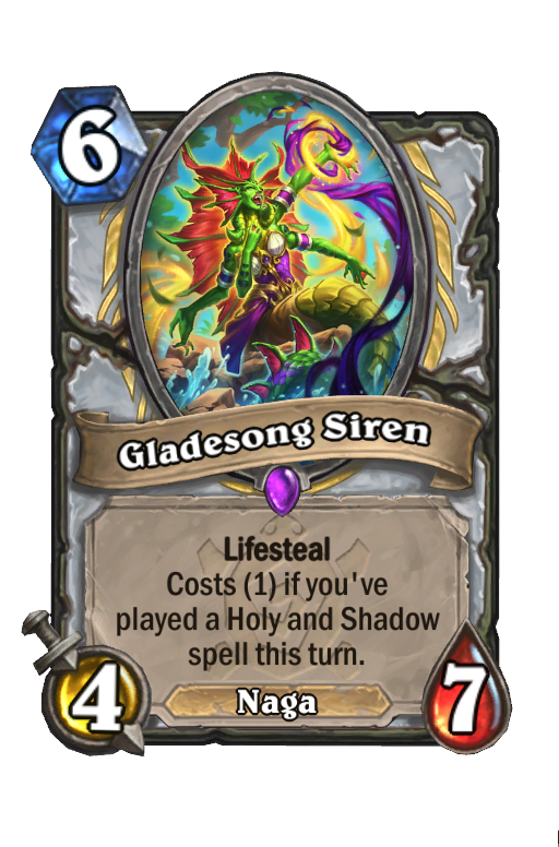Gladesong Siren Hearthstone kártya