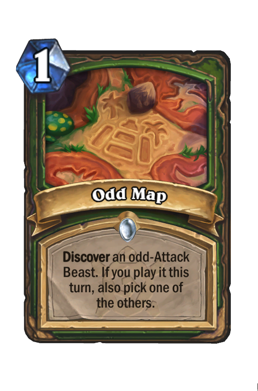 Odd Map Hearthstone kártya