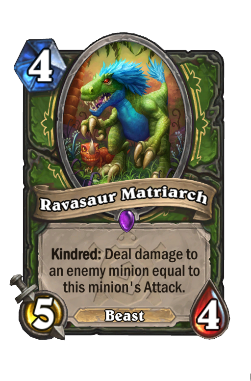 Ravasaur Matriarch Hearthstone kártya