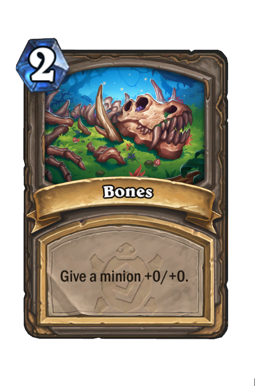 Bones Hearthstone kártya