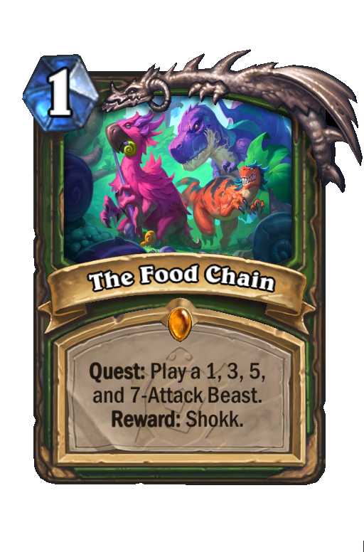 The Food Chain Hearthstone kártya