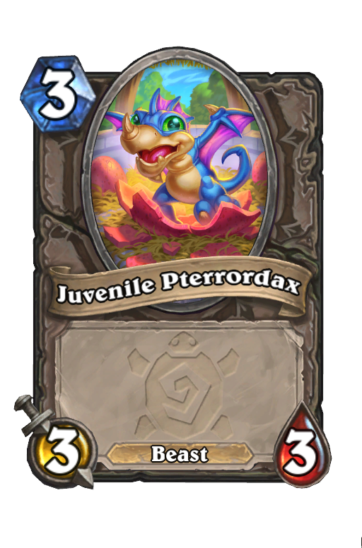 Juvenile Pterrordax Hearthstone kártya