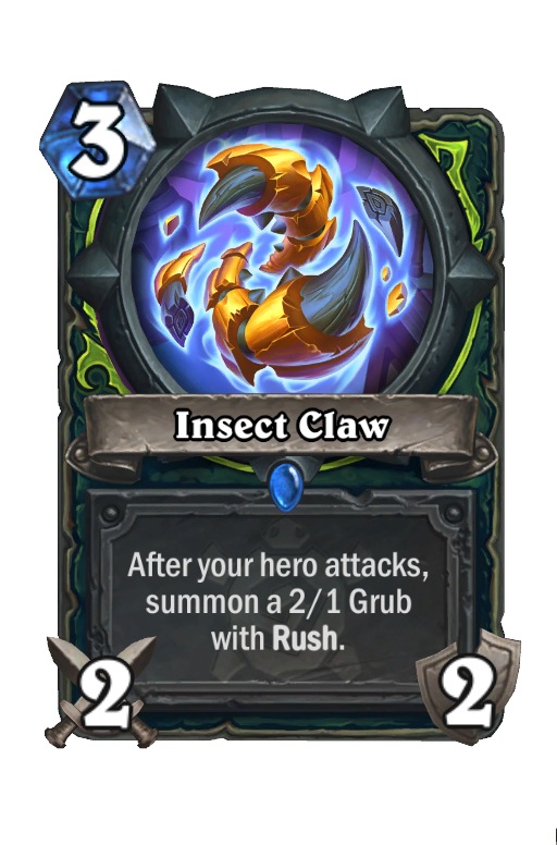 Insect Claw Hearthstone kártya