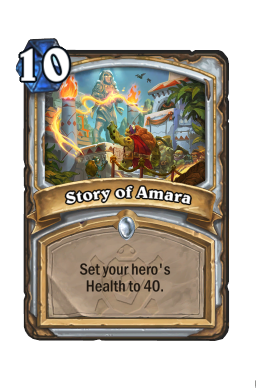 Story of Amara Hearthstone kártya