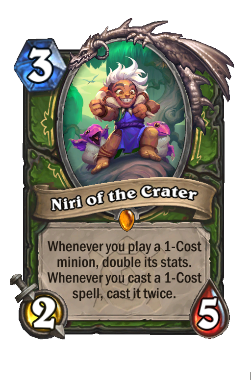 Niri of the Crater Hearthstone kártya