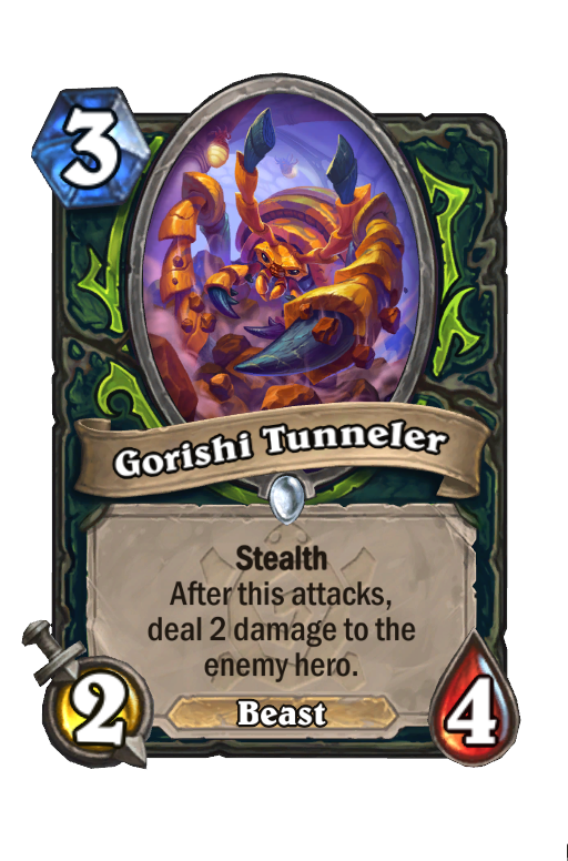 Gorishi Tunneler Hearthstone kártya