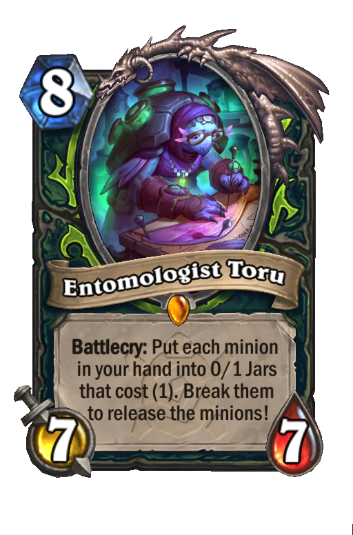 Entomologist Toru Hearthstone kártya