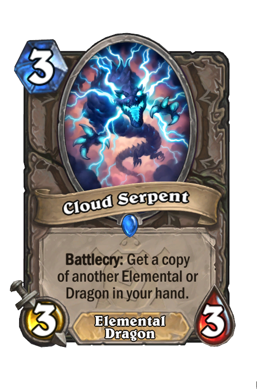 Cloud Serpent Hearthstone kártya