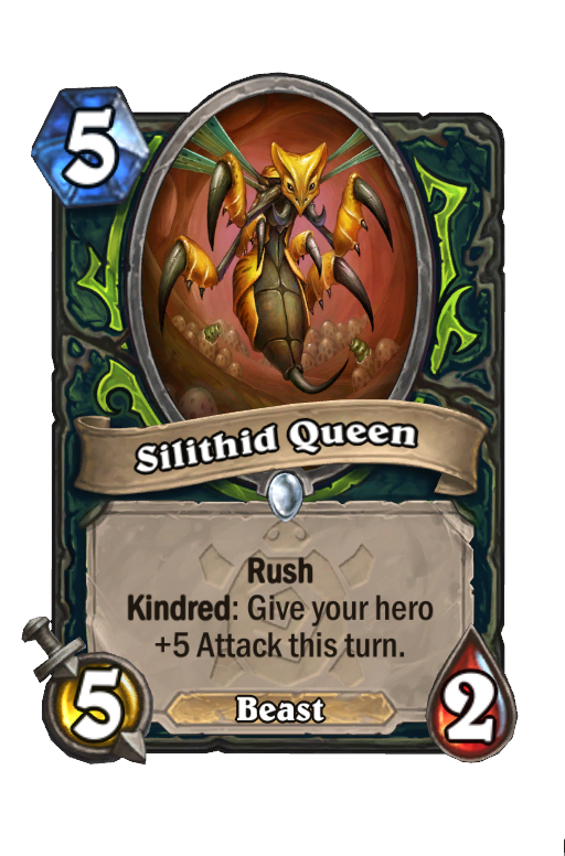 Silithid Queen Hearthstone kártya