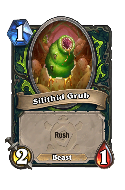 Silithid Grub Hearthstone kártya