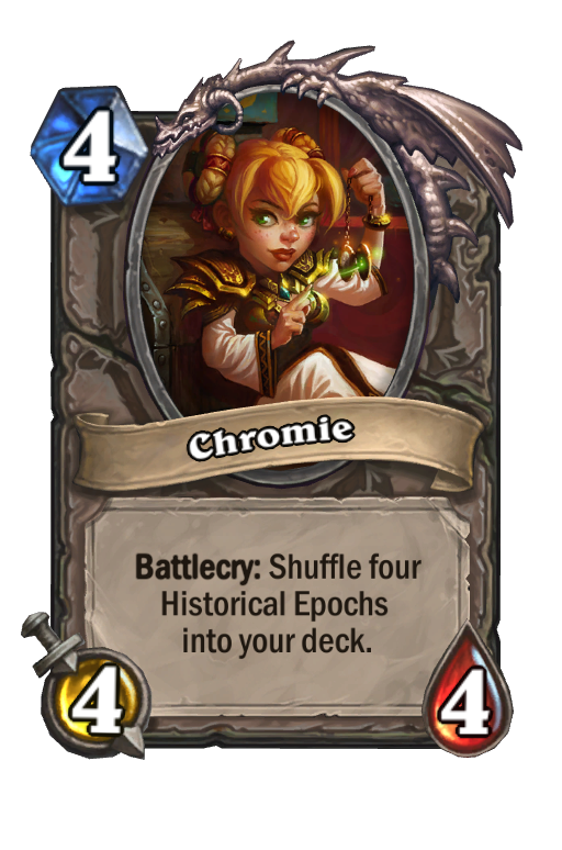 Chromie Hearthstone kártya