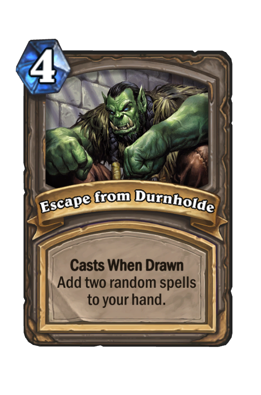 Escape from Durnholde Hearthstone kártya