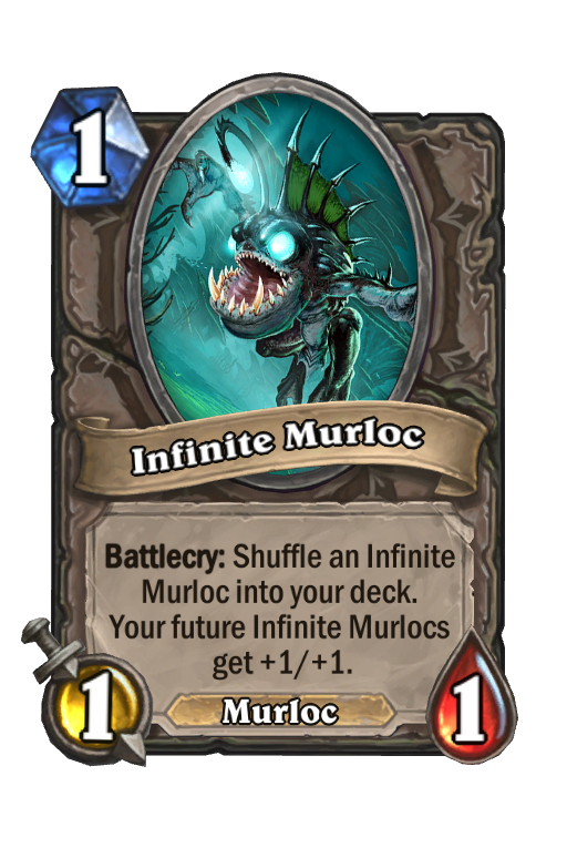 Infinite Murloc Hearthstone kártya