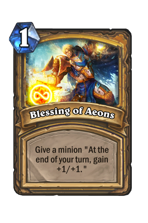 Blessing of Aeons Hearthstone kártya