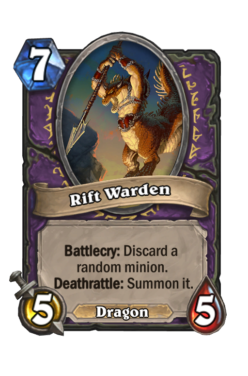 Rift Warden Hearthstone kártya