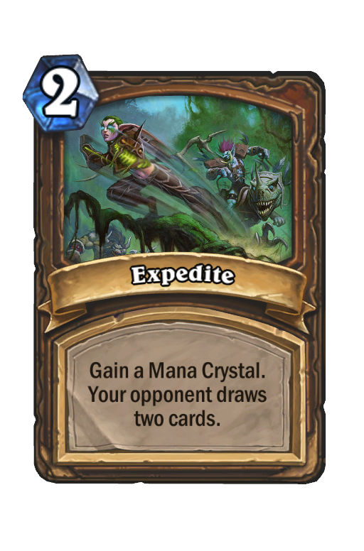 Expedite Hearthstone kártya