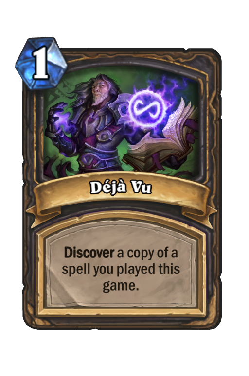 Deja Vu Hearthstone kártya