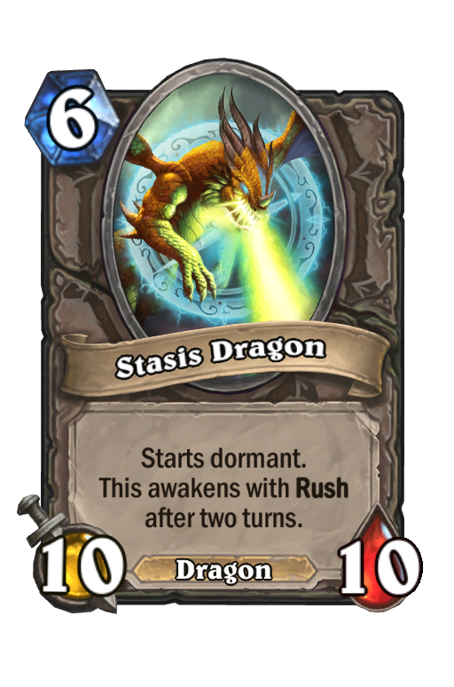 Stasis Dragon Hearthstone kártya