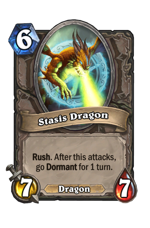 Stasis Dragon Hearthstone kártya