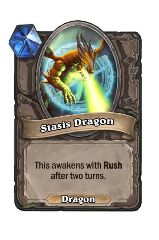 Stasis Dragon Hearthstone kártya