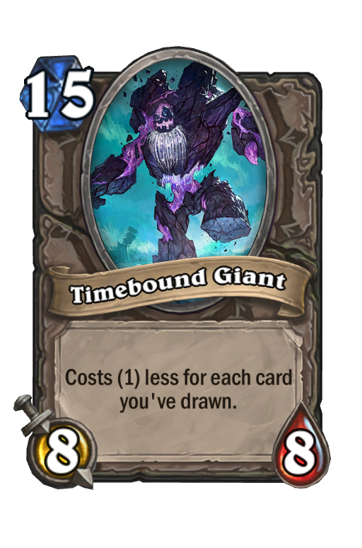 Timebound Giant Hearthstone kártya
