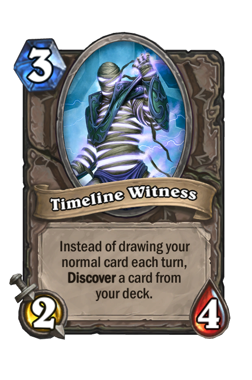 Timeline Witness Hearthstone kártya