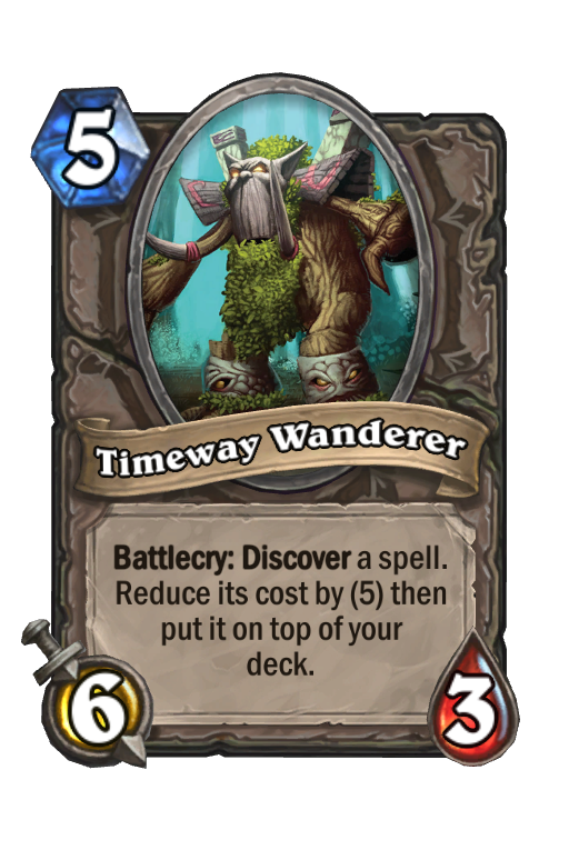 Timeway Wanderer Hearthstone kártya