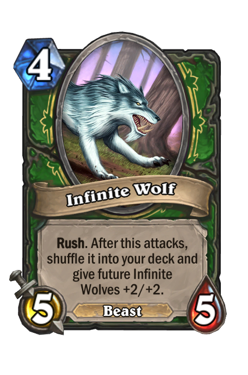 Infinite Wolf Hearthstone kártya