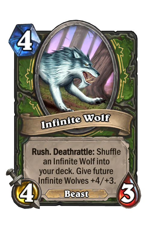 Infinite Wolf Hearthstone kártya