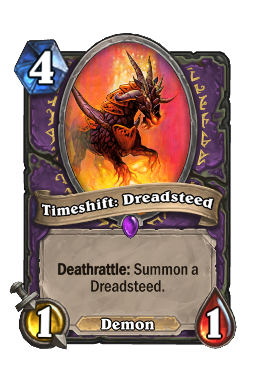 Timeshift: Dreadsteed Hearthstone kártya