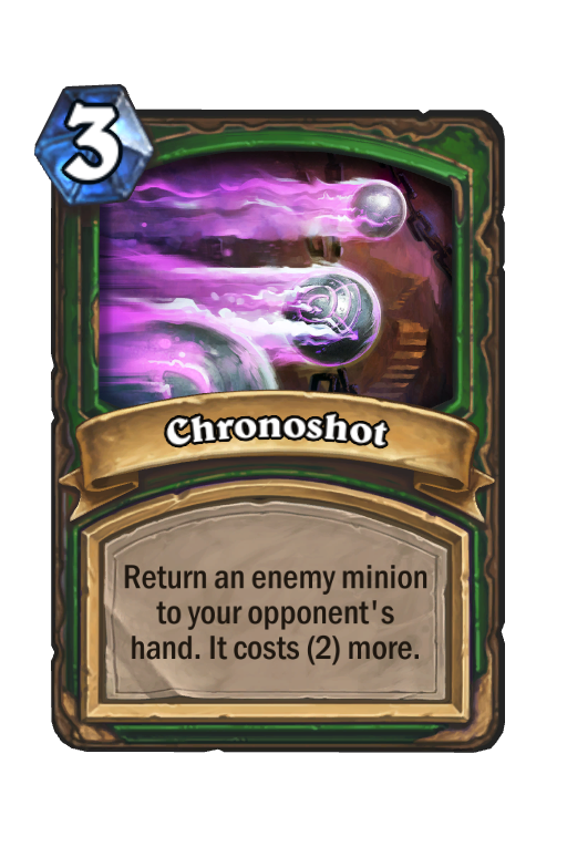 Chronoshot Hearthstone kártya
