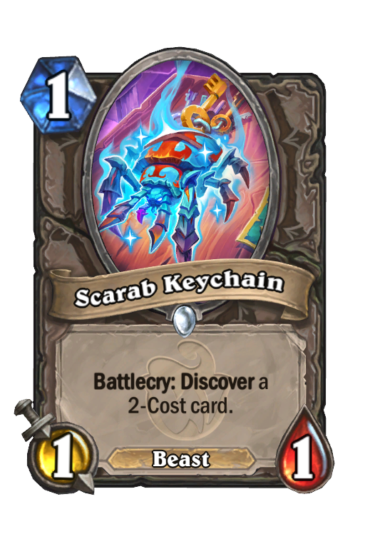 Scarab Keychain Hearthstone kártya
