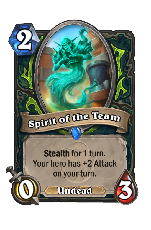 Spirit of the Team Hearthstone kártya