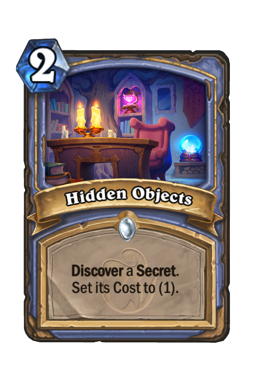 Hidden Objects Hearthstone kártya