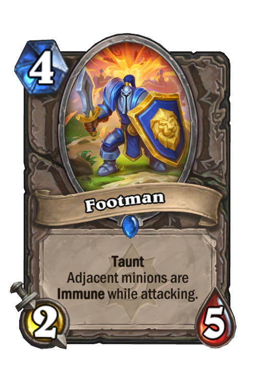 Footman Hearthstone kártya