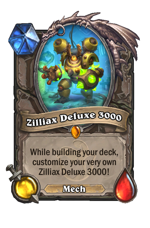 Zilliax Deluxe 3000 Hearthstone kártya
