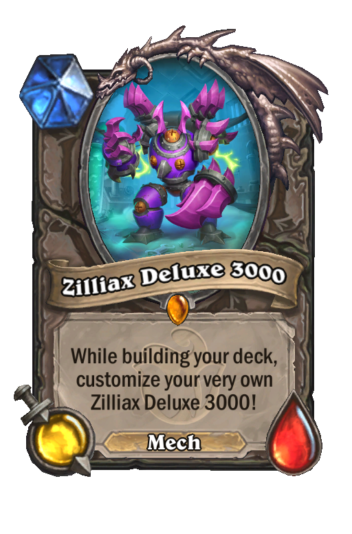 Zilliax Deluxe 3000 Hearthstone kártya