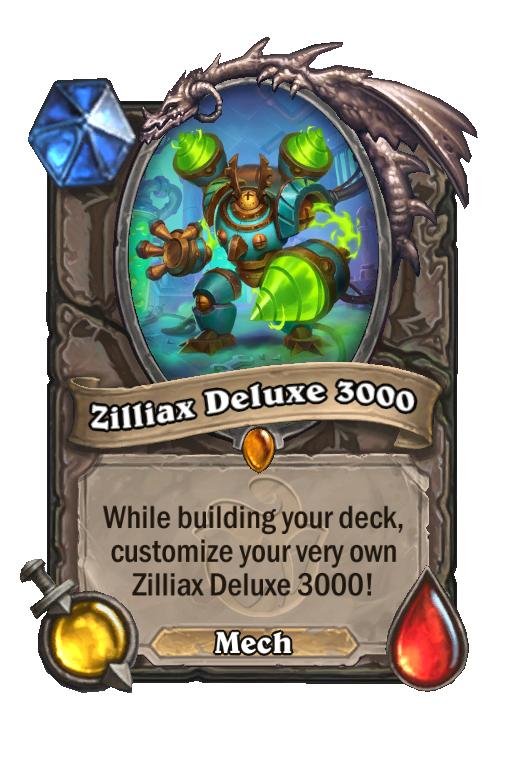 Zilliax Deluxe 3000 Hearthstone kártya