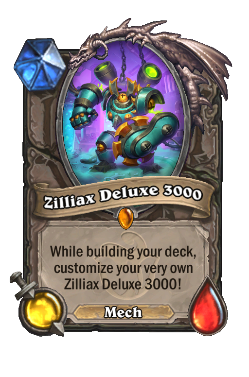 Zilliax Deluxe 3000 Hearthstone kártya