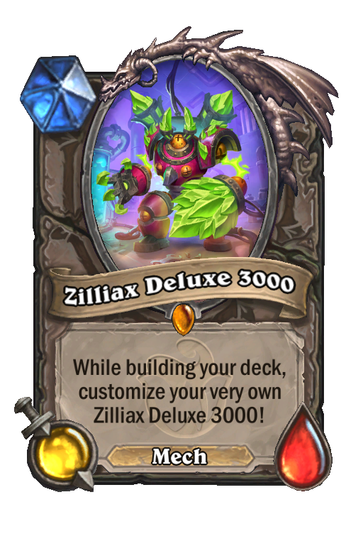 Zilliax Deluxe 3000 Hearthstone kártya