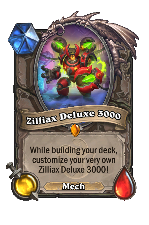 Zilliax Deluxe 3000 Hearthstone kártya