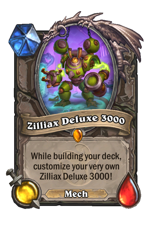Zilliax Deluxe 3000 Hearthstone kártya