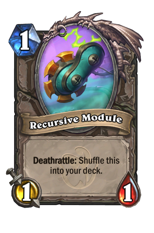 Recursive Module Hearthstone kártya