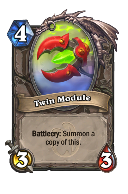Twin Module Hearthstone kártya
