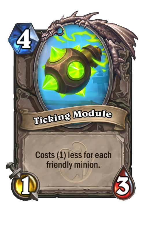 Ticking Module Hearthstone kártya